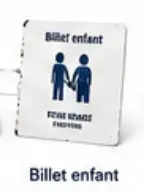 Billet enfant
